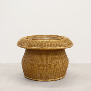 Vintage Rattan Table