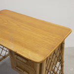 Vintage Rattan Desk