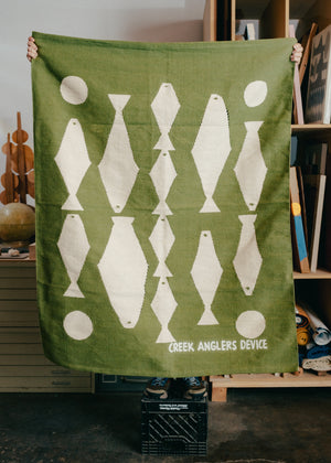 アート・デザイン・音楽 Fishing from the Pavement / Libeskind Creek Angler's Device × Cody Hudson / Rug ＃Green – BULLPEN
