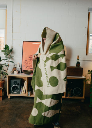 ラグ・カーペット Creek Angler's Device / Wool Blanket Creek Angler's Device × Cody Hudson / Rug ＃Green – BULLPEN