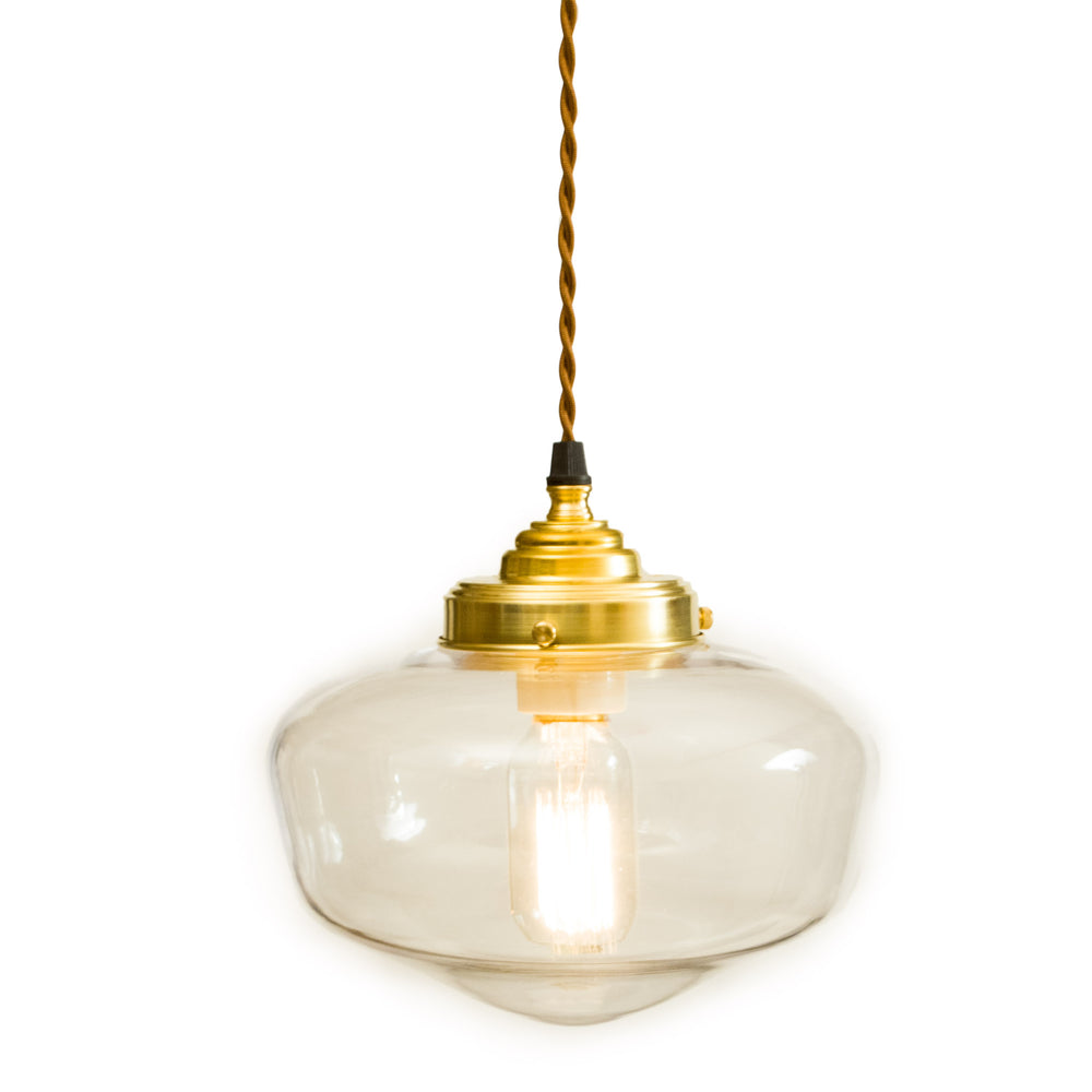 School Shade Lamp White