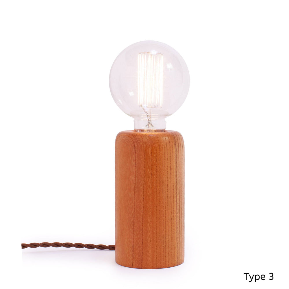 BULLPEN Original Turned Wood Table Lamp　Type3