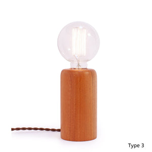 BULLPEN Original Turned Wood Table Lamp　Type3