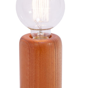 BULLPEN Original Turned Wood Table Lamp
